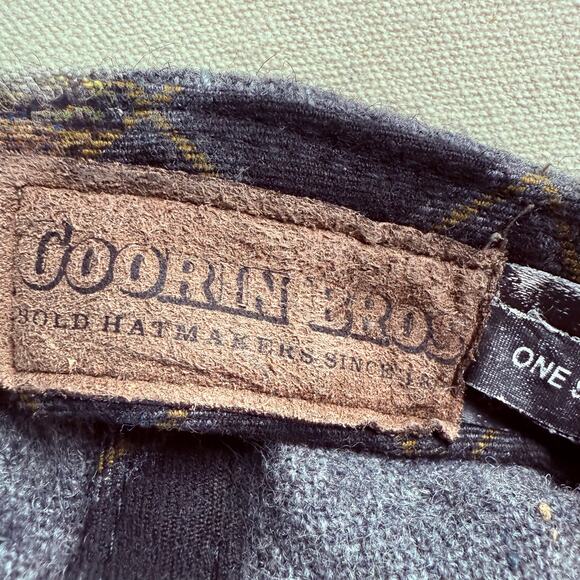 Goorin Bros Grey Wool Blend Tailored Strap Back Baseball Cap Hat - Picture 6 of 6